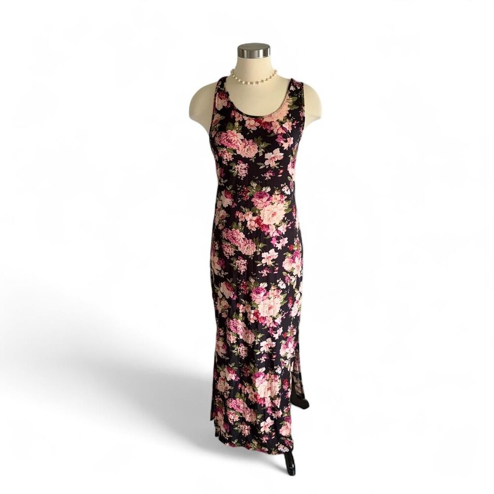 Love-j Women's Black and Pink Dress